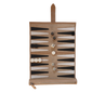 Personalized Travel Backgammon Board