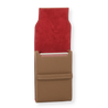 Red interior and tan exterior playing card set gift and case