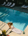 pool days travel backgammon board towels bikini hotel joaquin