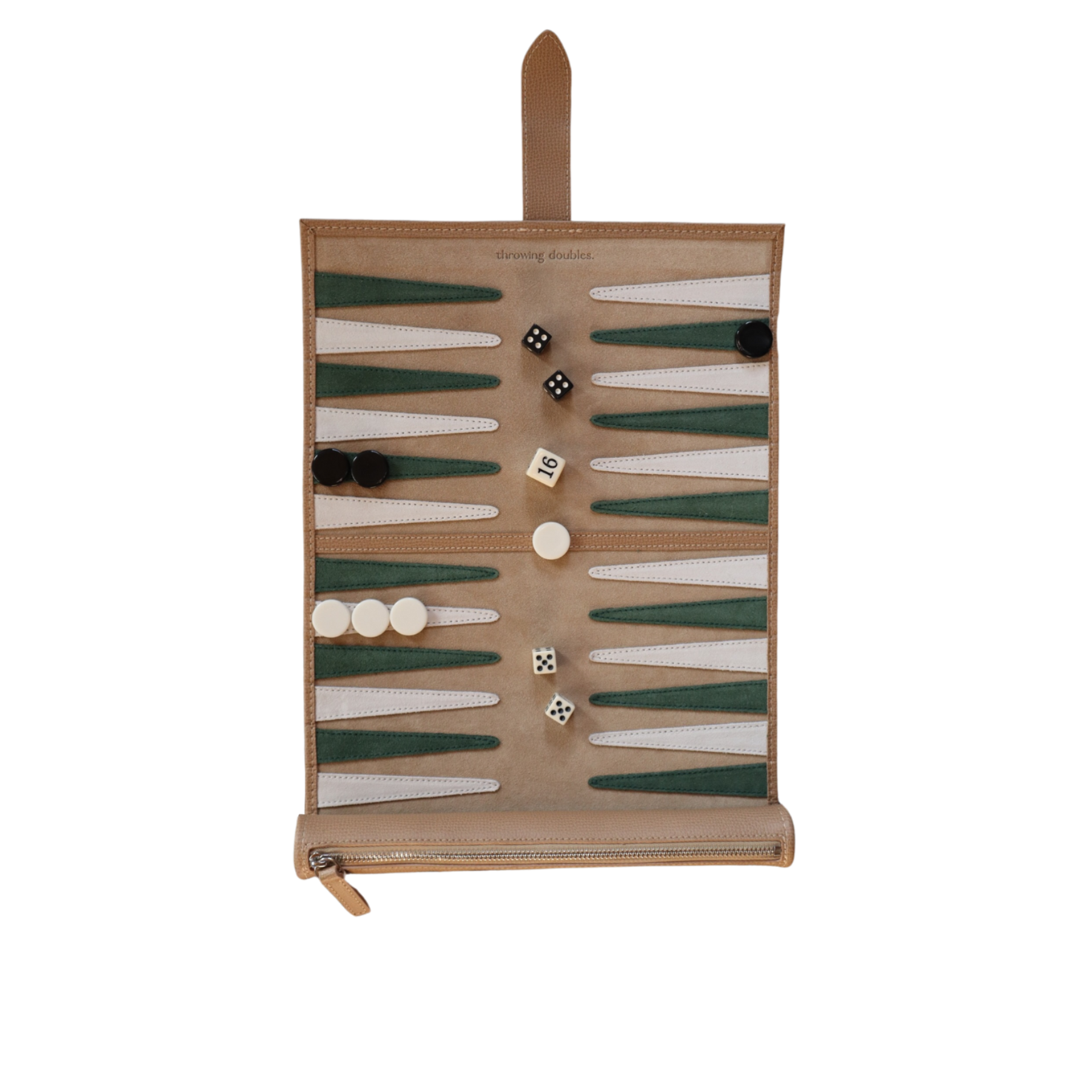 Travel Leather Backgammon Board - Tulum