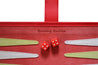 Travel Backgammon Board Red